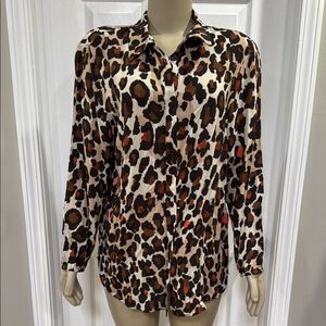 RABE LEOPARD PRINT BLOUSE